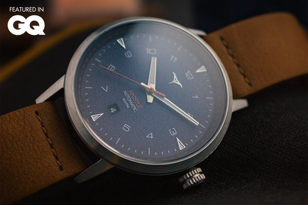 Iconic V-Apostle Blue honored as one of the best mircobrand watches of February 2025 and Novemeber 2025 by GQ