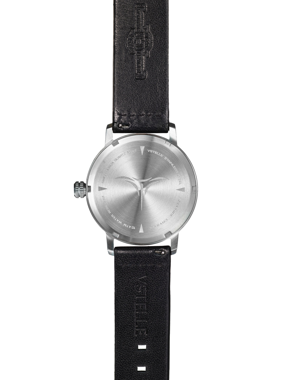 V-Pioneer | White Dial | Black Horween Leather - VSTELLE