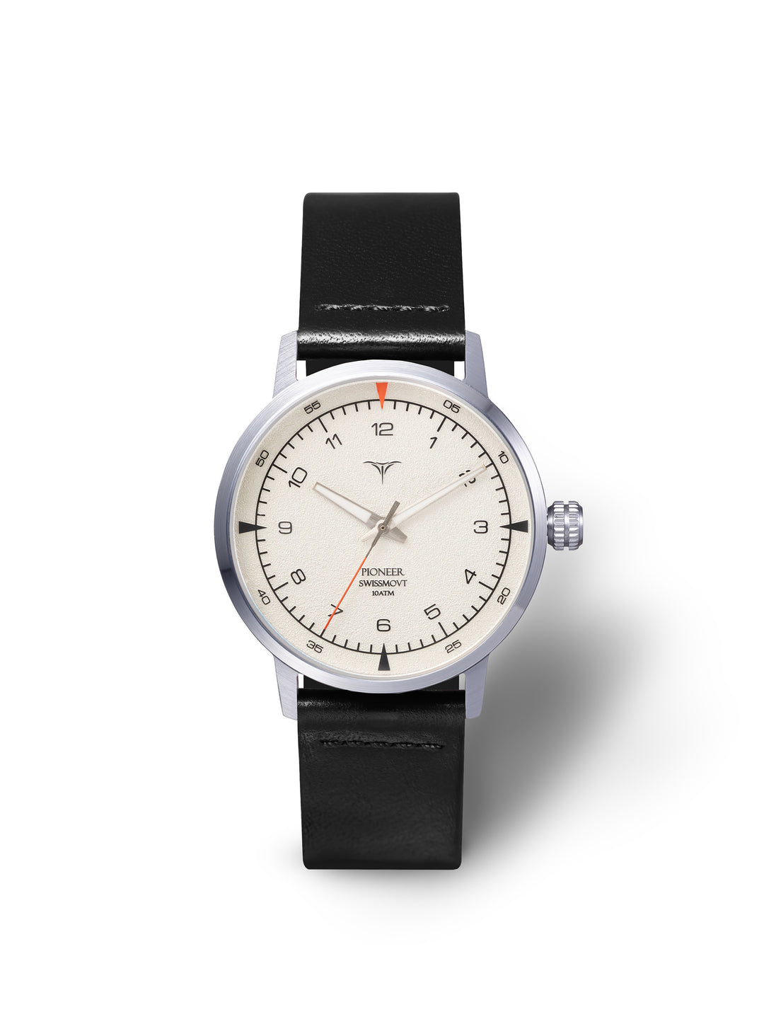 V-Pioneer | White Dial | Black Horween Leather - VSTELLE