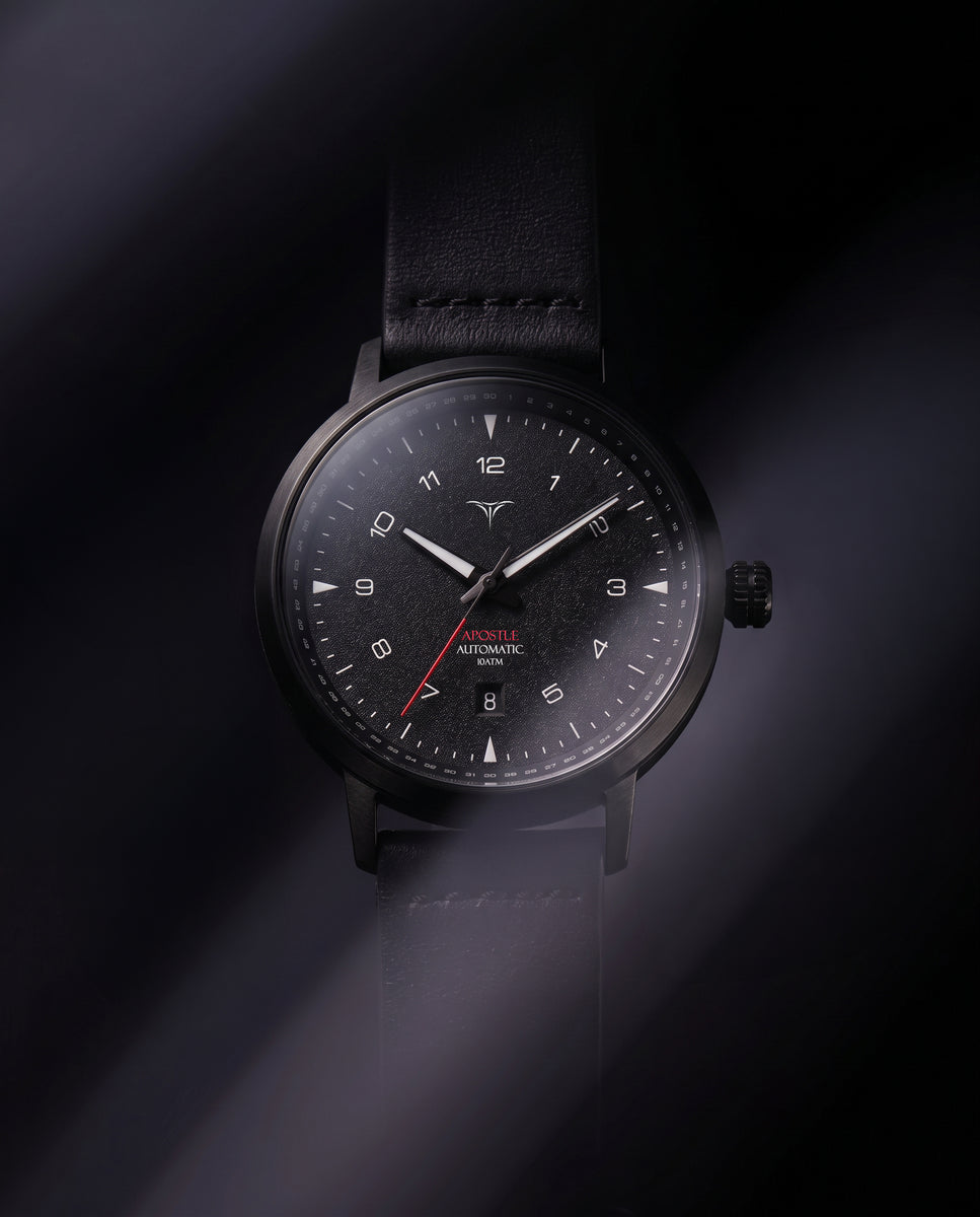 V-Apostle Black Watch | Automatic Wristwatch | Vstelle Watch 