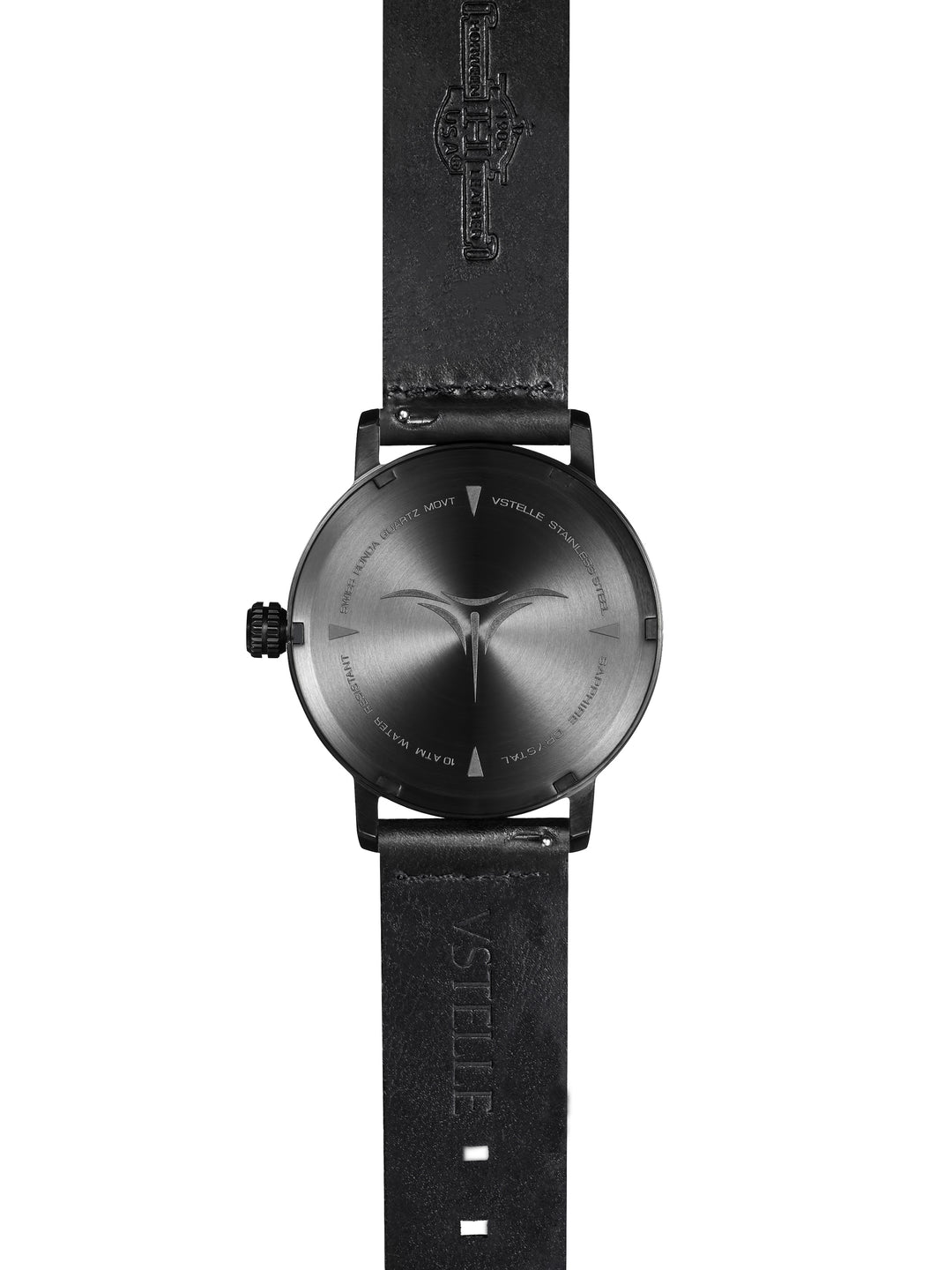 V-Pioneer | Black Dial | Black Horween Leather - VSTELLE